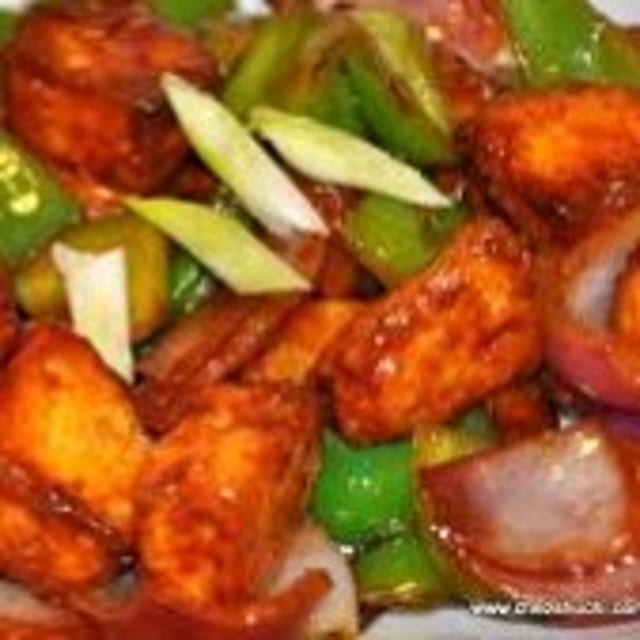Paneer chili.